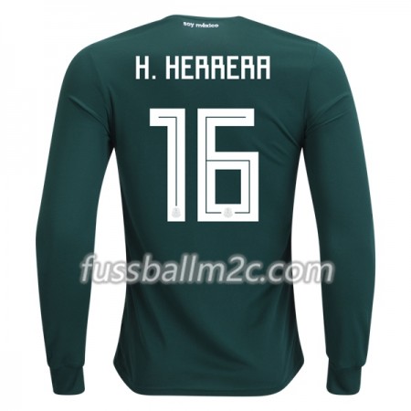 Fußballtrikots Mexiko H.Herrera 16 Heim Trikotsatz WM 2018 Langarm